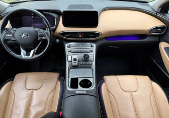 Подержанный автомобиль Hyundai Santa Fe 2021 года (9 фото)